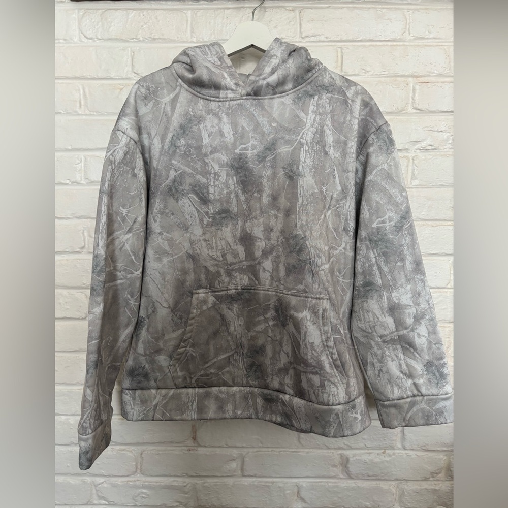 Gray Camouflage Hoodie